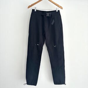1017 ALYX 9SM Black Gaiter Buckle Joggers Men's Trousers S